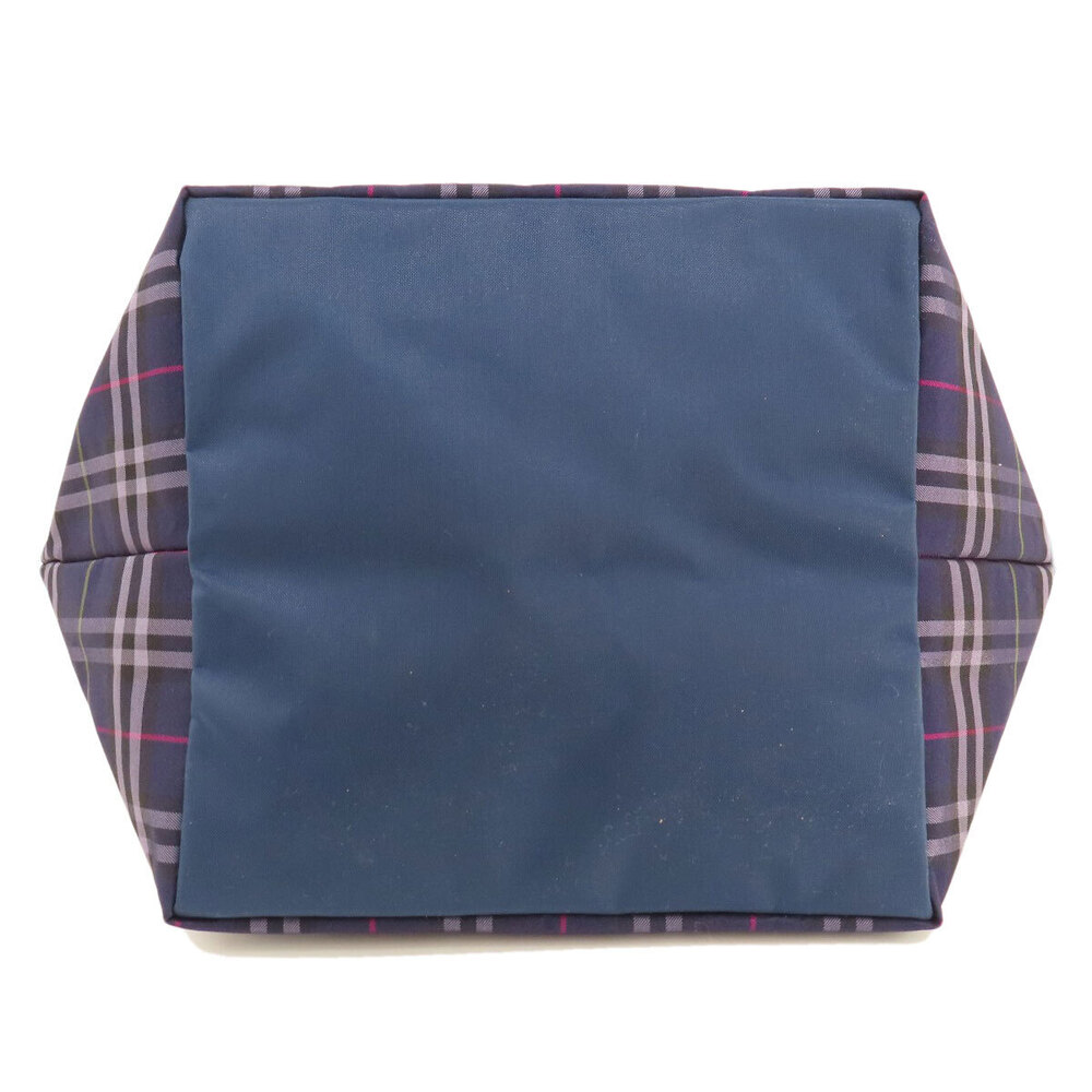 Burberry Canvas Handbag Label Blue Check - Picture 4 of 11